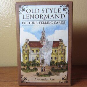 old style lenormand fortune telling cards 2019 alexander ray UNUSED (W4948)